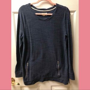 Lou and Grey navy stylish sweatshirt